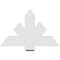 Ekena Millwork Kennewick Architectural Grade PVC Gable Bracket, 36"W x 22 1/2"H x 2"D x 6"F, 15/12 Pitch GBP036X23X0206KEN00 - alternate 2